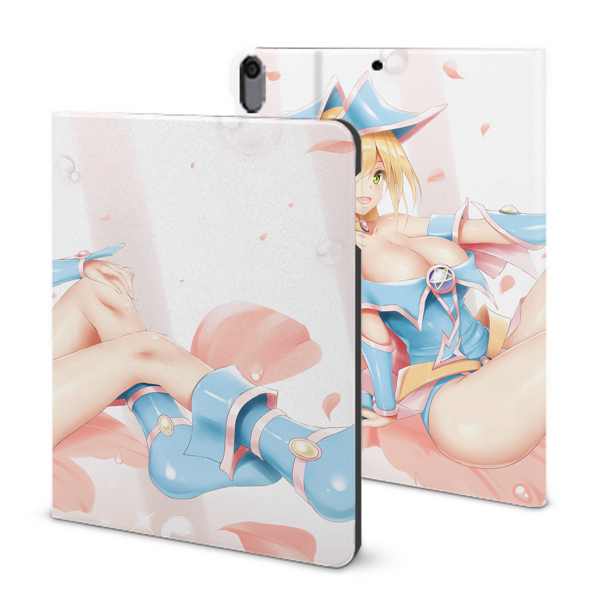 （画像用） 遊☆戯☆王 Yu-Gi-Oh! IPad ケース ブック型 PUレザー TPU 耐衝撃 軽量 薄型 ペン収納なし 全面保護 IPad 各モデル対応